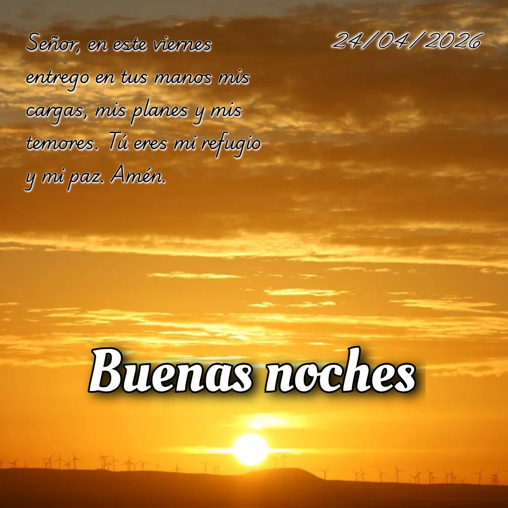 Você chegou até aqui pela graça de Deus! Descanse neste fim de semana sabendo que Ele cuida de você com amor infinito.