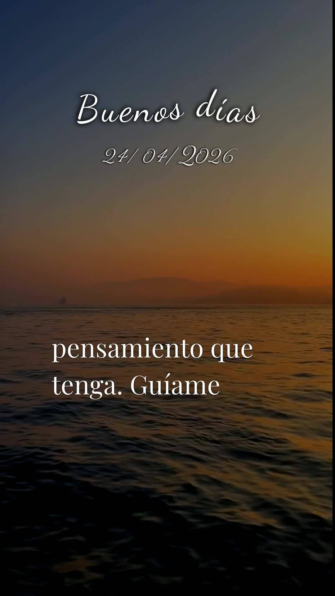 Deus, bom dia. Nessa sexta-feira, 24 de abril de 2026, eu acordo com o coração cheio de gratidão. Obrigado por mais uma manhã, por abrir meus olhos e...
