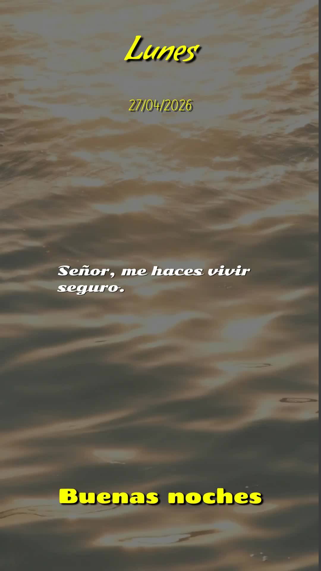 Boa noite. Segunda-feira, 27 de abril de 2026. A semana começou, e você deu o seu melhor. Agora, enquanto a noite desce suave sobre o outono, Deus acen...
