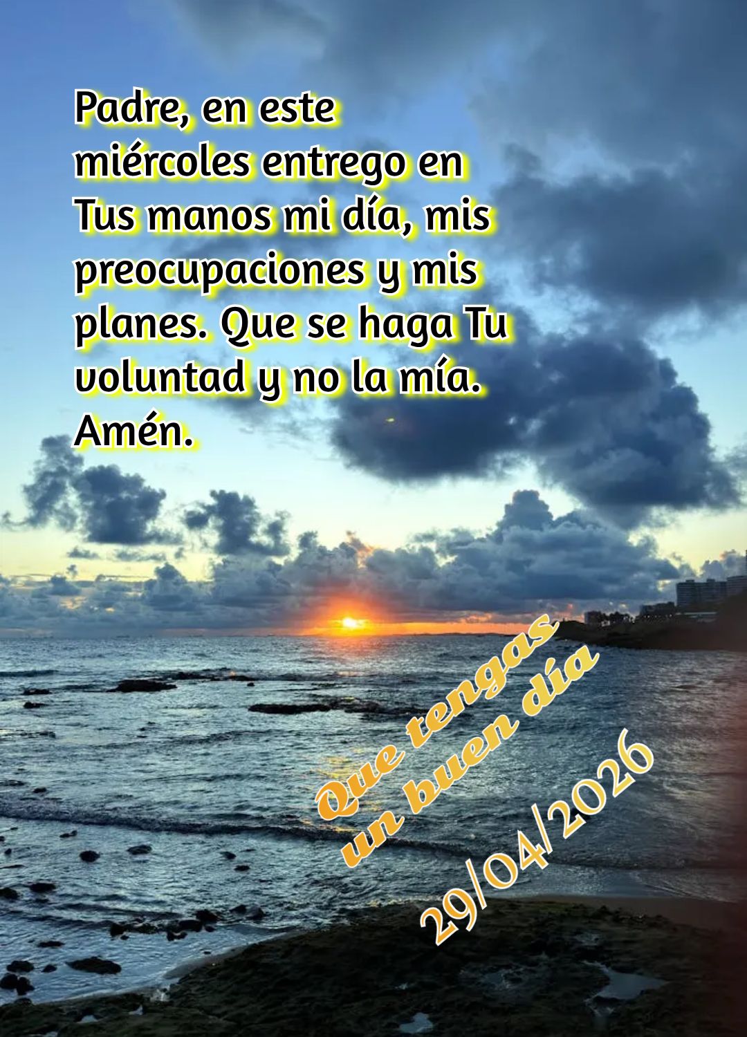 Nesta quarta-feira, que o amor de Cristo transborde em ti. Estende a mão ao próximo, sirva com alegria e seja luz no caminho de alguém. Tenha um bom d...
