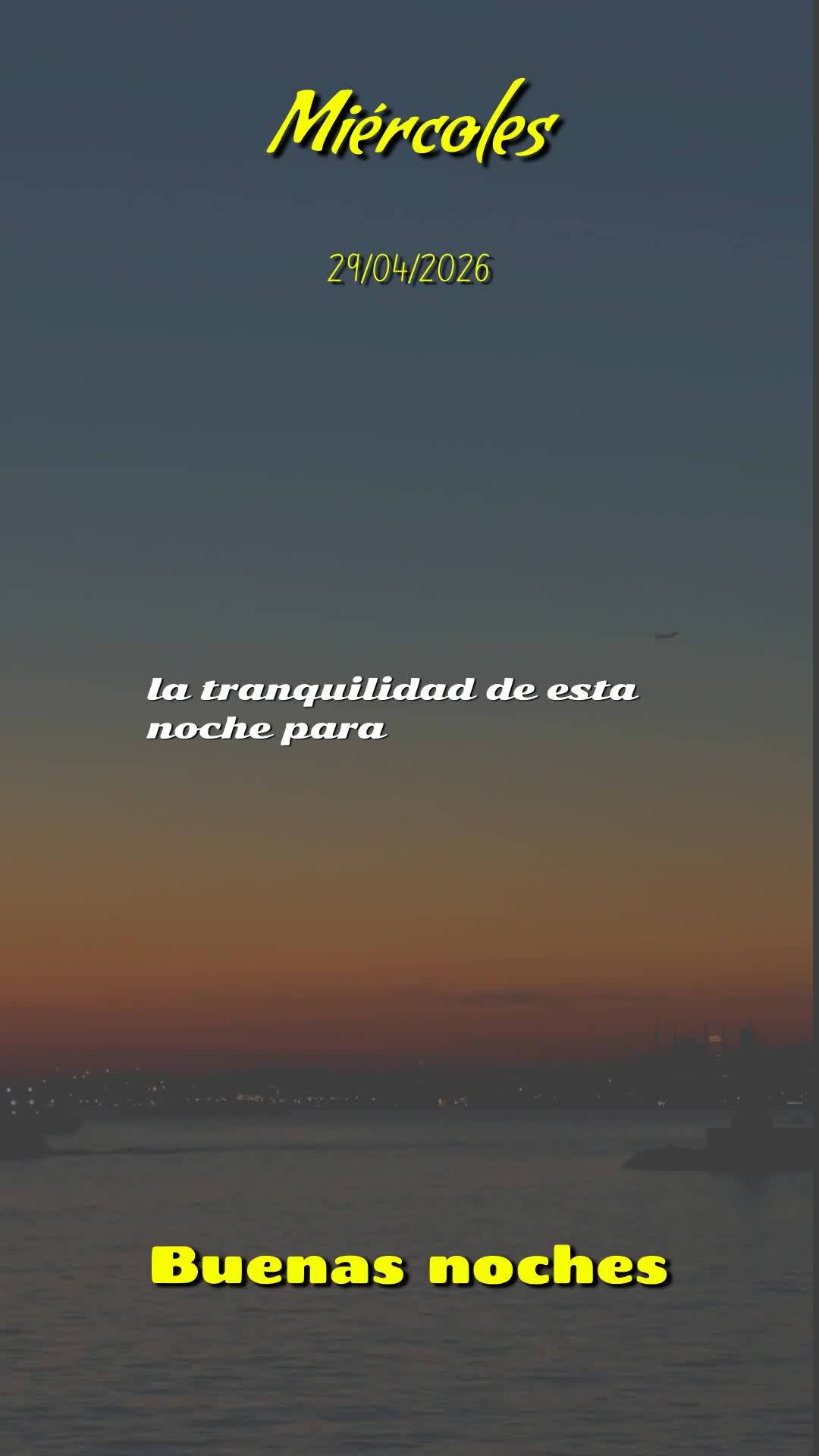 Boa noite. Nesta quarta-feira, 29 de Abril de 2026, enquanto o mês se despede silenciosamente, recebemos com gratidão este momento de descanso. Que Deu...