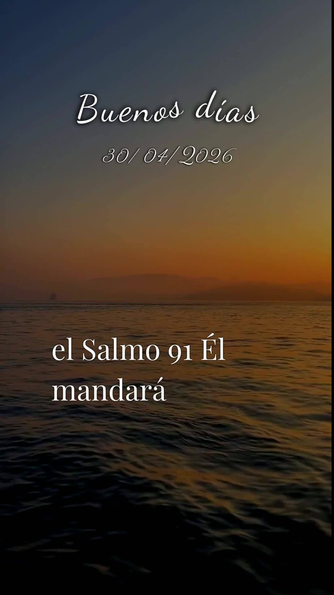 Bom dia! Nesta quinta-feira, 30 de Abril de 2026, último dia deste mês abençoado, elevo uma oração por você. Que o Senhor Jesus caminhe ao seu lado...