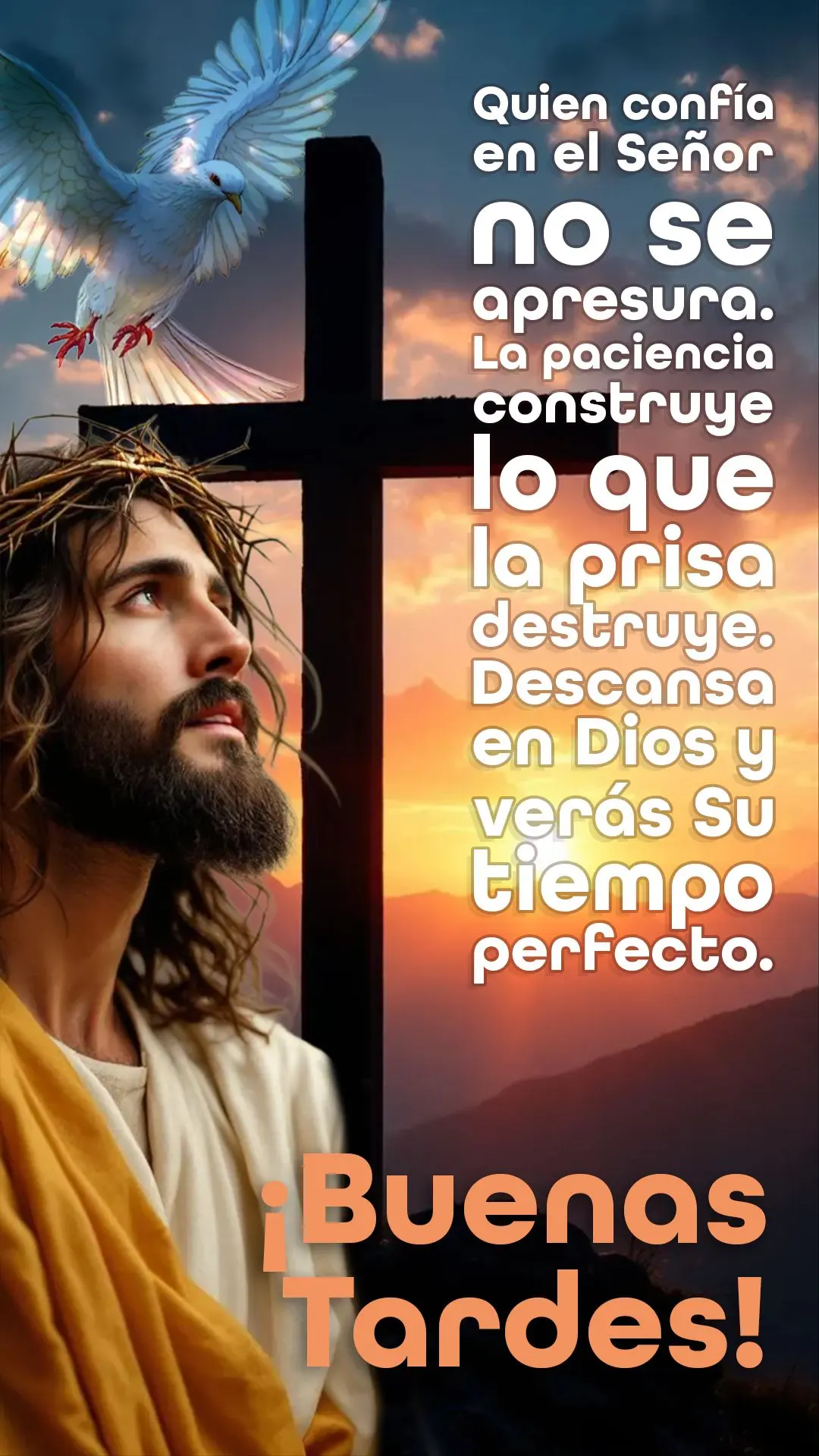 Boa tarde! Quem confia no Senhor não se apressa. A paciência constrói o que a pressa destrói. Descanse em Deus e verá o Seu tempo perfeito.