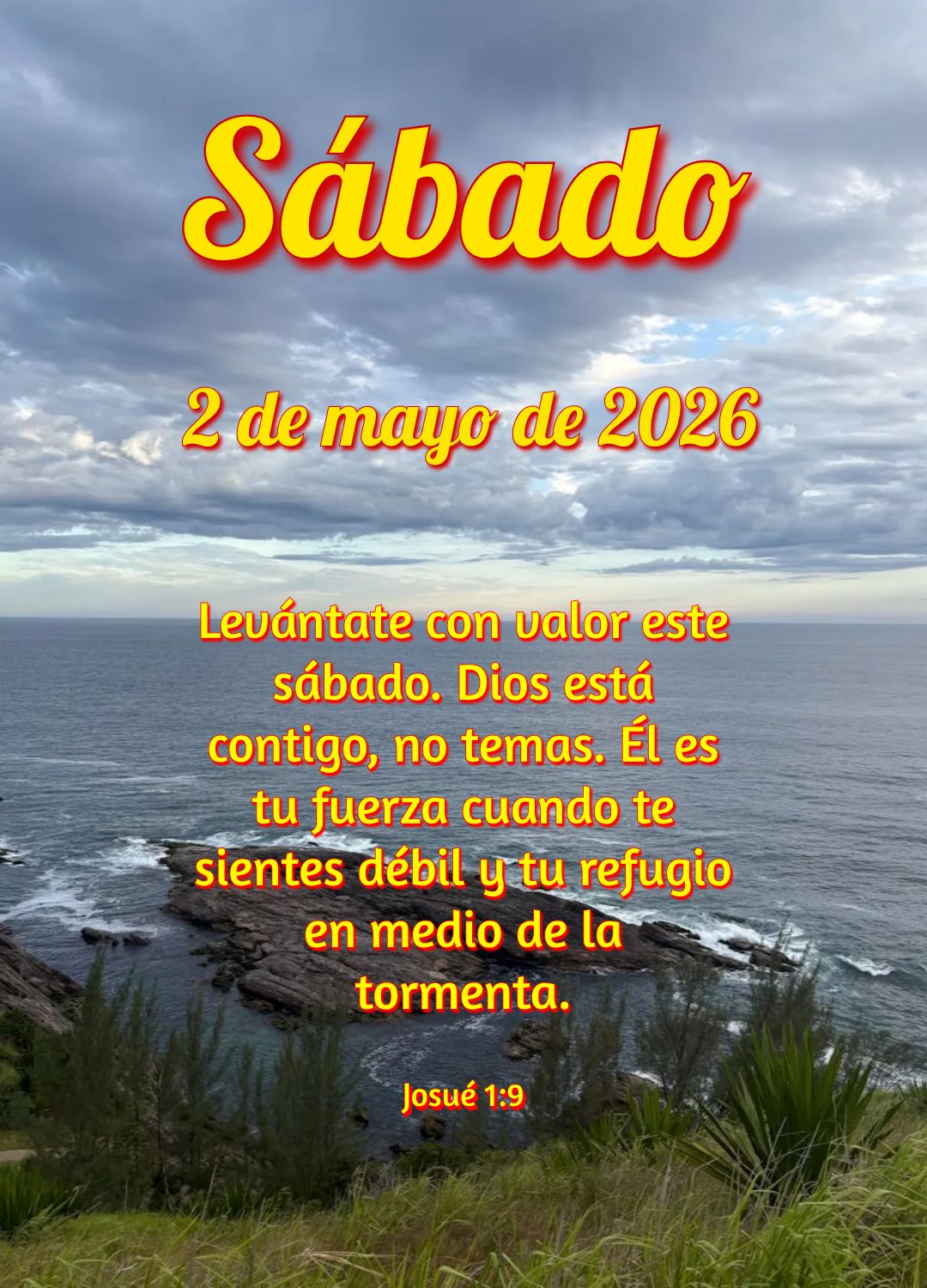 Neste sábado, Deus te convida a recomeçar. Velhos caminhos ficam para trás, e Ele abre novas portas. Permita-se ser transformado pela graça do Senhor...