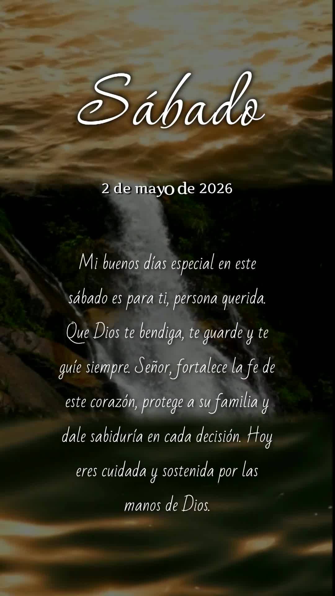 Meu bom dia especial neste sábado é para você, pessoa querida. Que Deus te abençoe, te guarde e te guie em cada passo. Senhor, fortalece a fé desse ...