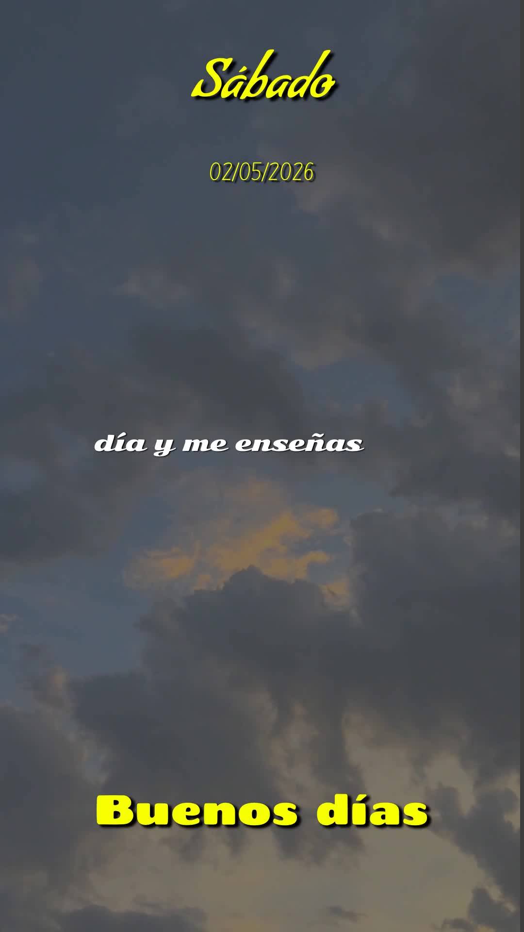 Bom dia, meu Deus. Hoje é sábado, meu Pai, dia 2 de Maio de 2026, e antes que o sol tome conta do céu, eu paro para te agradecer. Obrigado por ter me ...