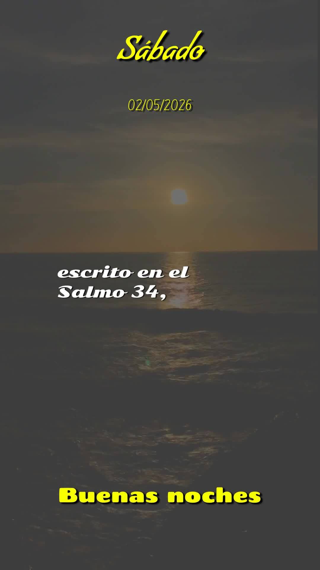 Boa noite. Neste Sábado, 2 de Maio de 2026, no início deste novo mês, eu me aquieto diante do Senhor e elevo uma oração por você. Que a bênção d...