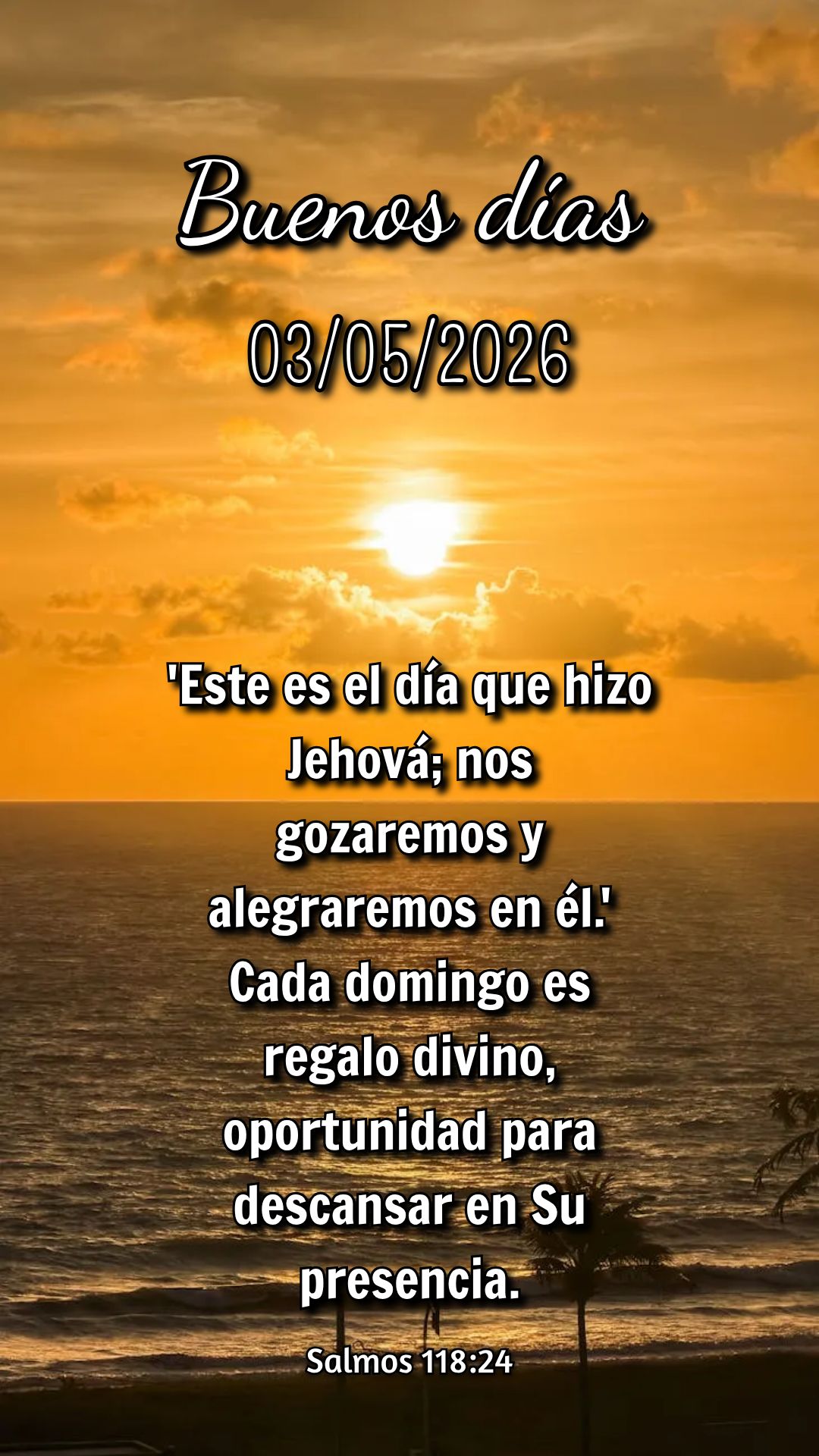 Senhor, nos momentos em que a alma pesa e o coração clama, Tu és meu refúgio e minha força. Neste domingo, descanso em Teus braços fiéis. Salmos 4...