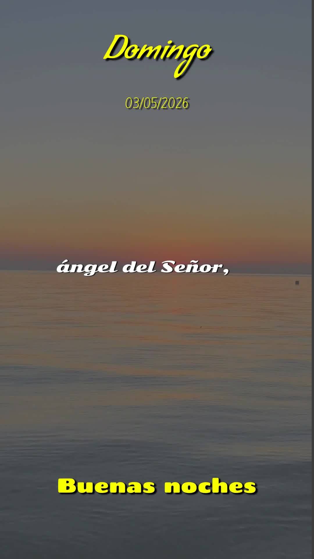 Boa noite. Neste Domingo, 3 de Maio de 2026, eu ergo a minha voz e declaro sobre a sua vida a bênção do Altíssimo. Que o Senhor te alcance onde quer ...