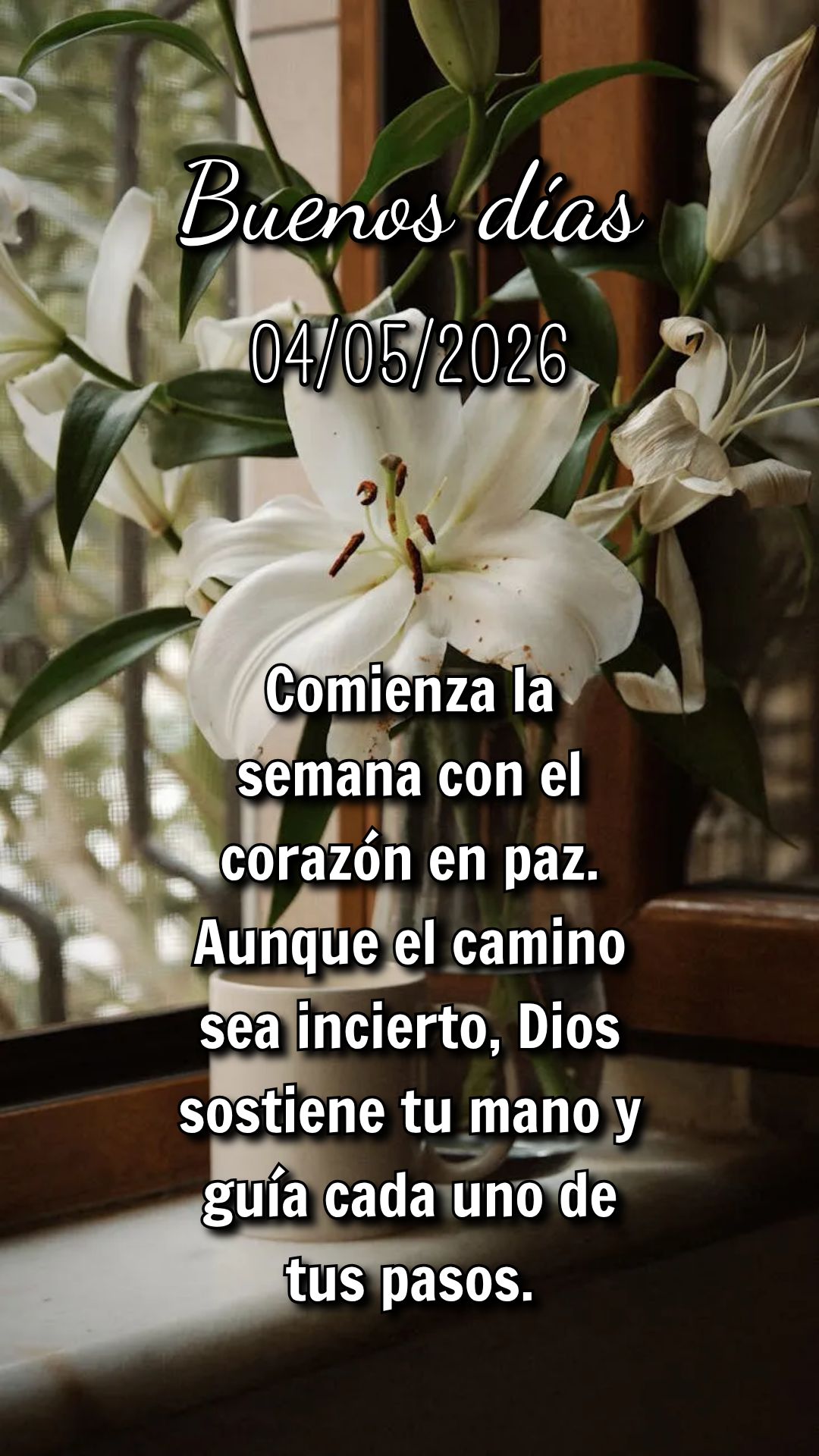 Você que começa essa semana cansado, confie: Deus vai à frente preparando seus passos. Não desanime, irmão, Ele cuida de você. Hillsong