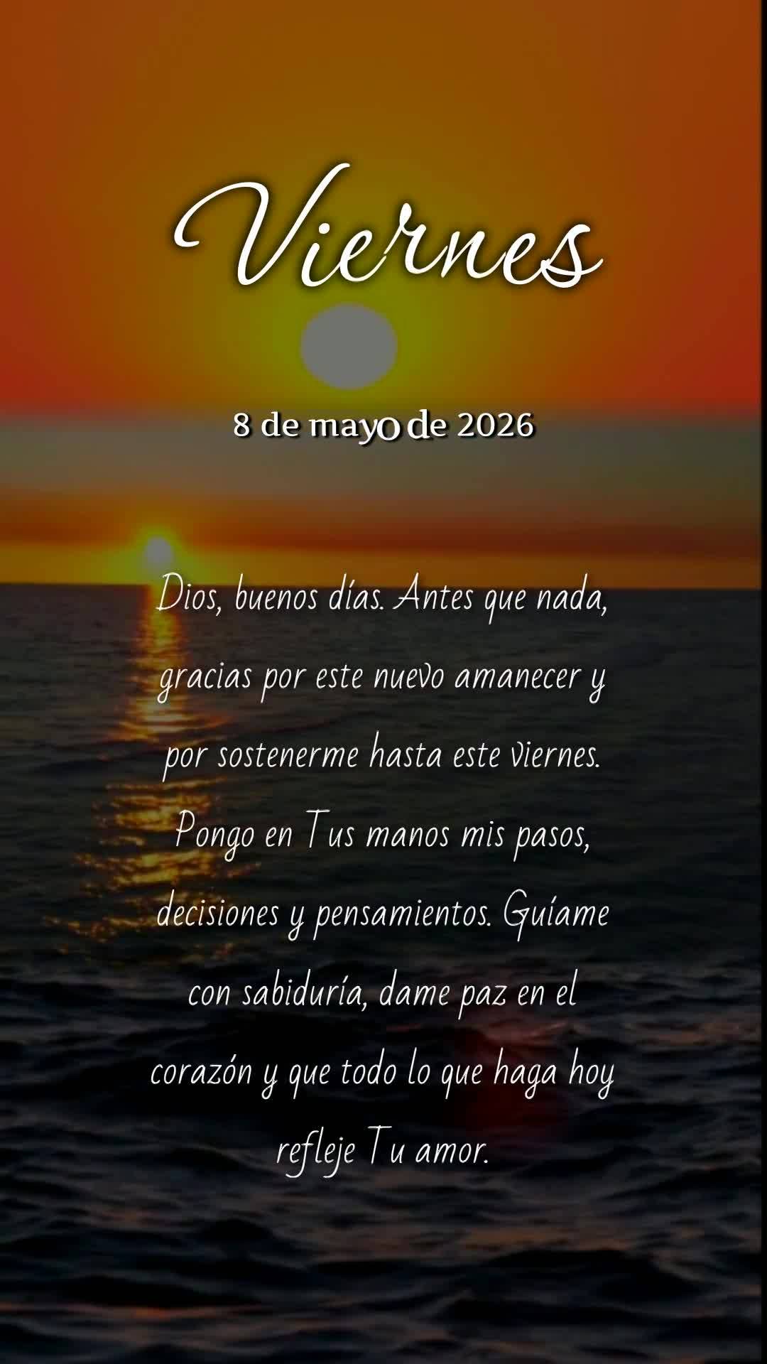 Deus, bom dia! Antes de qualquer coisa, obrigado por mais um amanhecer e por me sustentar até esta sexta-feira. Entrego nas Tuas mãos meus passos, pens...