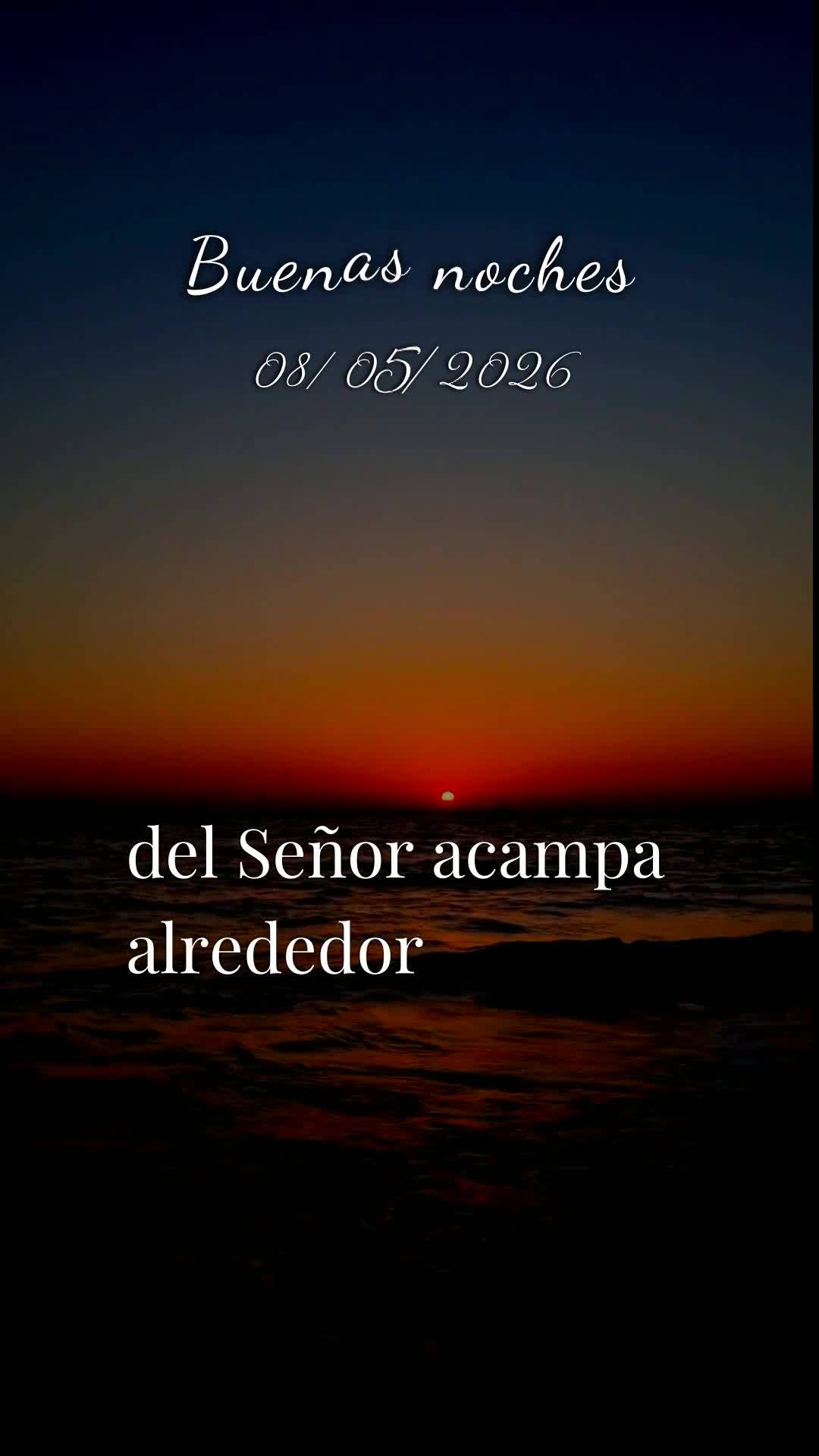 Boa noite. Nesta Sexta-feira, 8 de Maio de 2026, eu oro, eu declaro e eu profetizo que a bênção do Senhor te alcance onde quer que estejas neste exato...