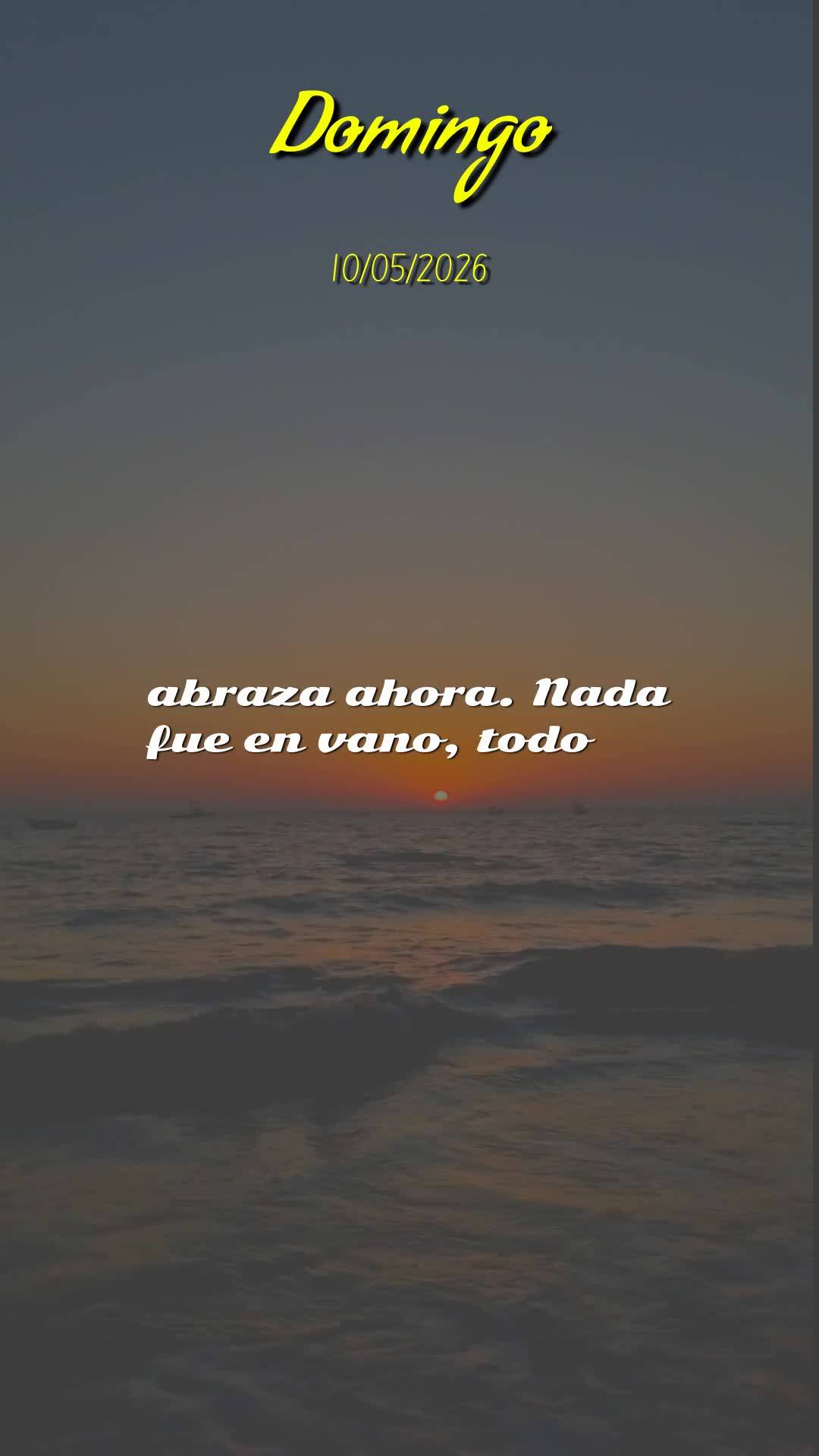 Boa noite. Neste Domingo, 10 de Maio de 2026, dia em que celebramos as mães do Brasil, quero te abraçar com palavras de fé. Quando a noite cai, Deus a...