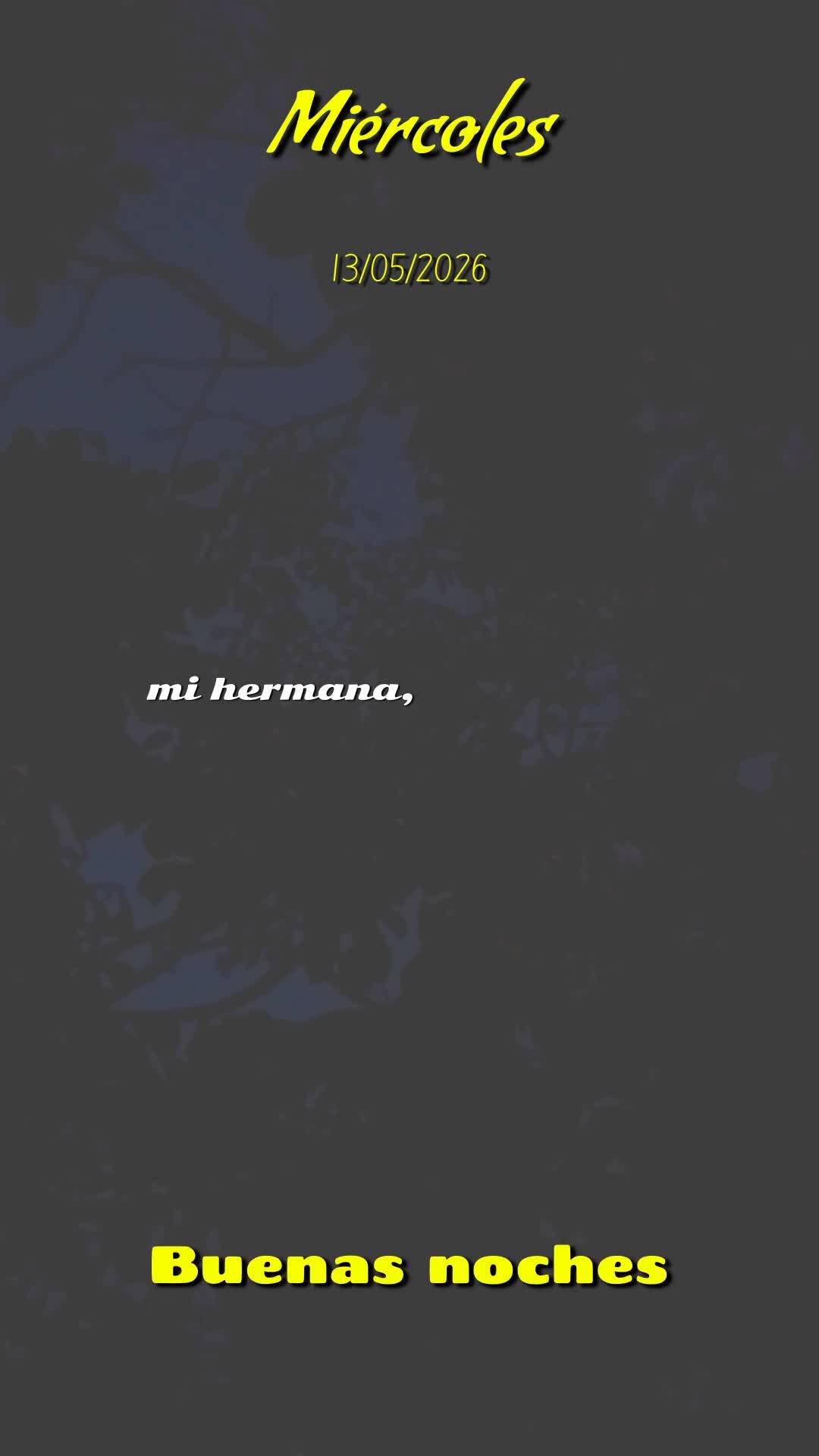 Boa noite. Nesta quarta-feira, 13 de Maio de 2026, quando o céu se enche de estrelas, lembre-se: foi Deus quem as acendeu, uma por uma, para sussurrar a...