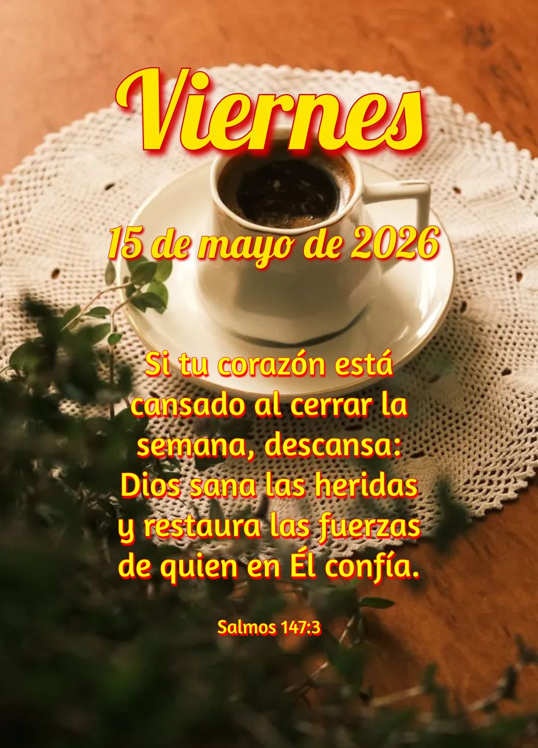 Você chegou até aqui pela graça de Deus. Descanse nesta sexta sabendo que o Senhor cuidou de cada passo seu na semana. Confie! Hillsong