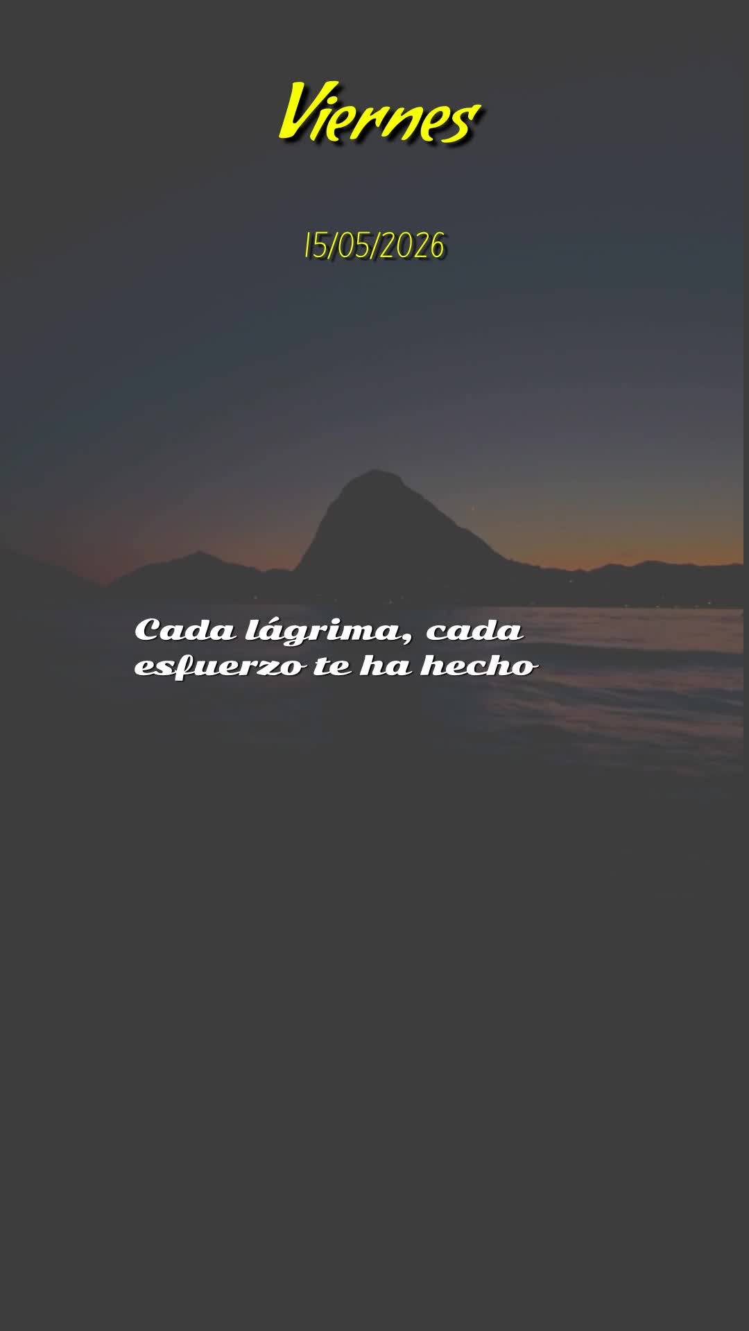 Boa noite. Nesta sexta-feira, 15 de Maio de 2026, quando a noite cai sobre o Brasil, Deus acende as estrelas no céu para lembrar que a esperança nunca ...