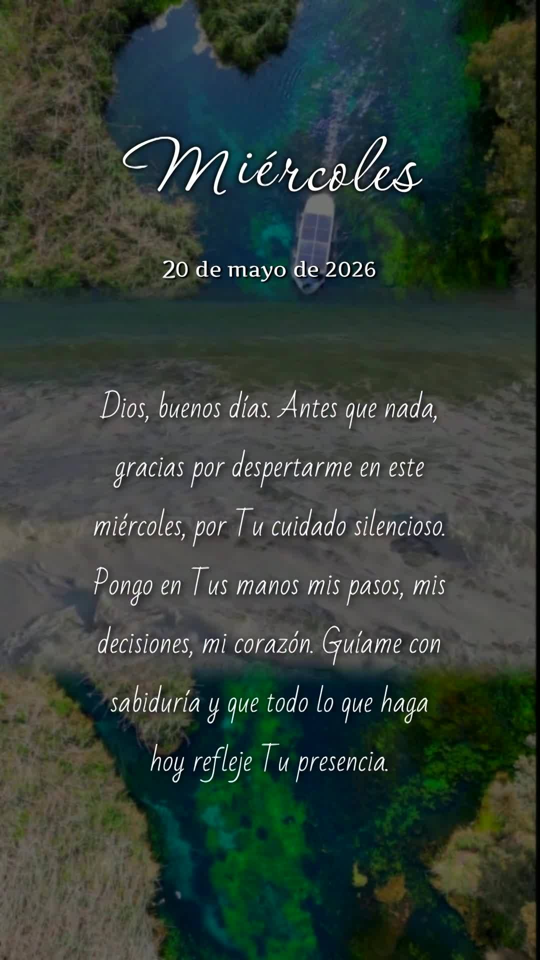 Deus, bom dia. Antes de qualquer coisa, obrigado por abrir meus olhos nesta quarta-feira. Entrego nas Tuas mãos meus passos, pensamentos e decisões. Gu...