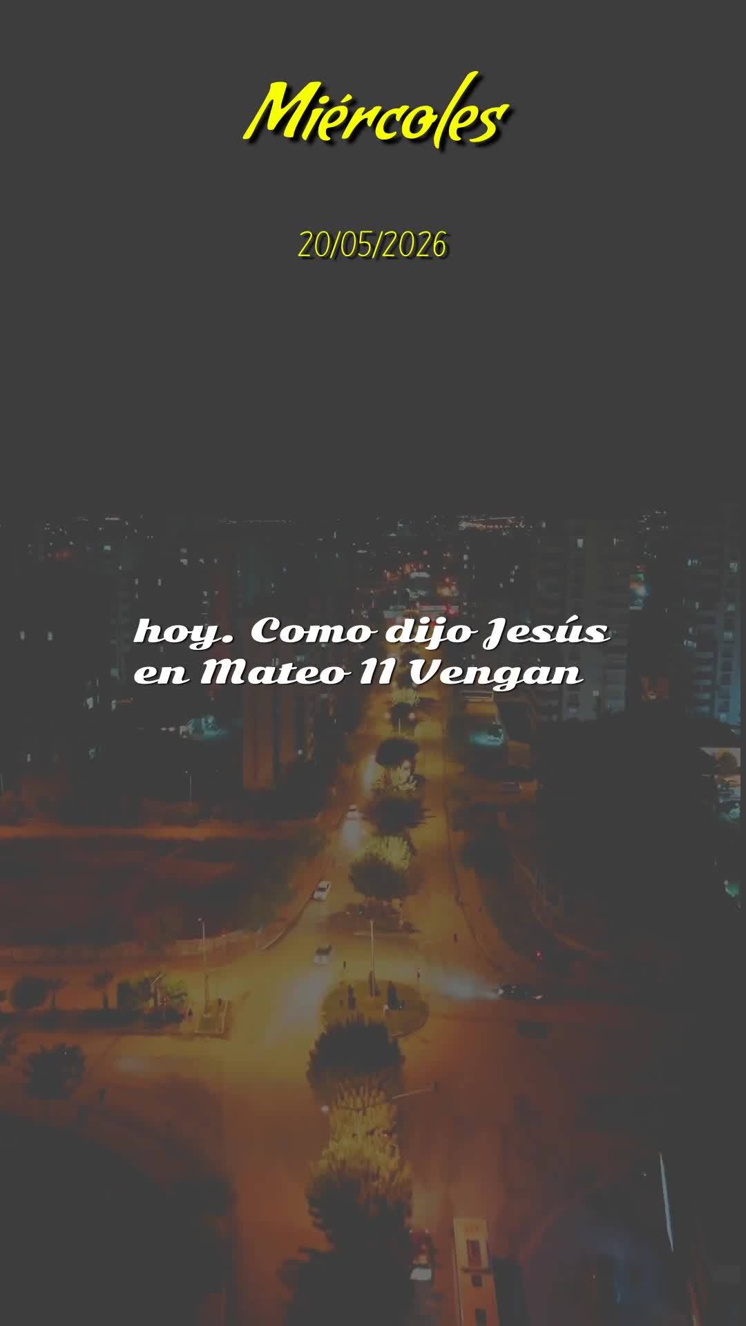 Boa noite, querida família. Nesta quarta-feira, 20 de Maio de 2026, chegamos ao meio da semana e é hora de descansar. Que Deus abençoe este momento de...