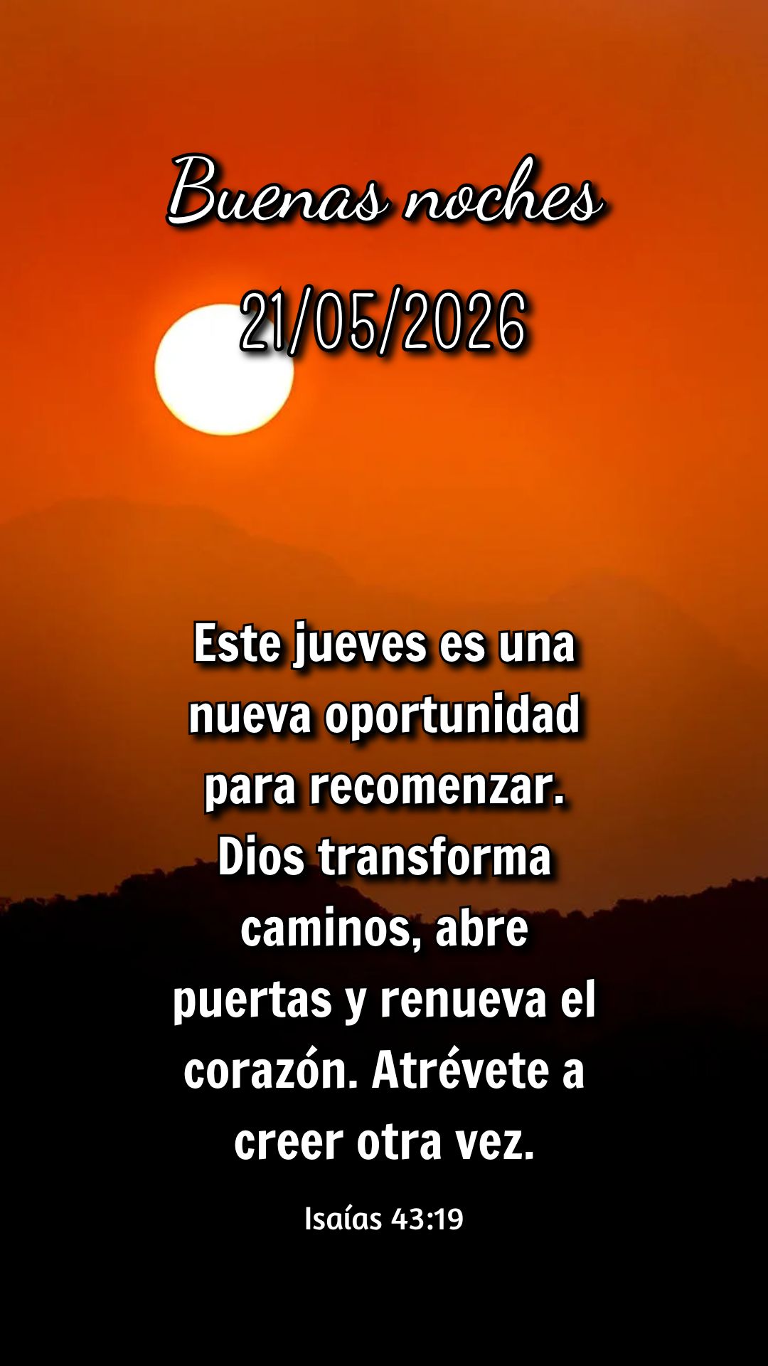 Nesta quinta-feira, olho para trás e vejo a mão de Deus em cada passo. Ele nunca me soltou, mesmo quando eu duvidei. Sou prova viva da Sua fidelidade. ...