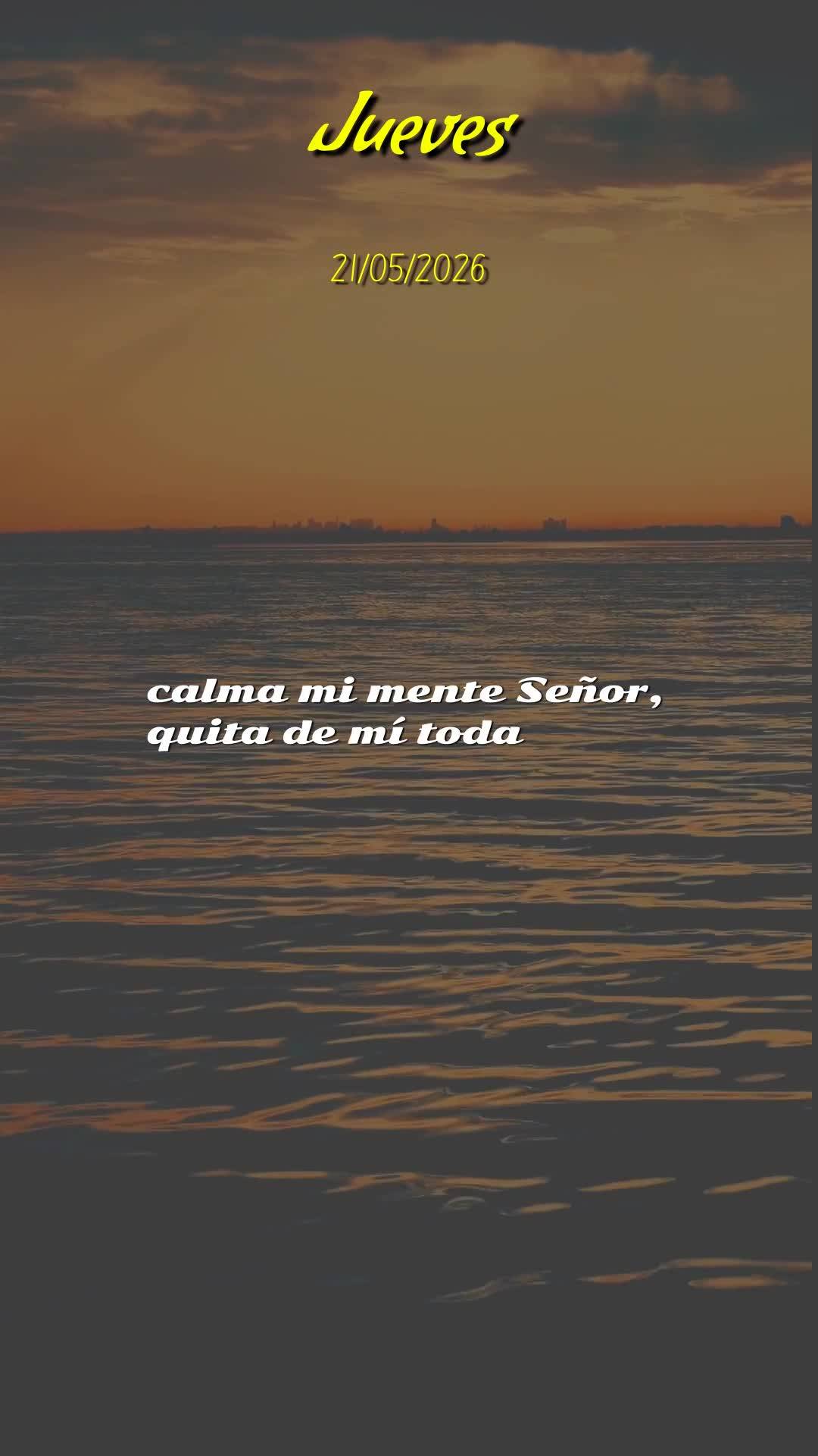 Boa noite, Senhor meu Deus. Nesta quinta-feira, 21 de Maio de 2026, eu me coloco diante de Ti, no silêncio desta noite, e abro o meu coração. Obrigado...