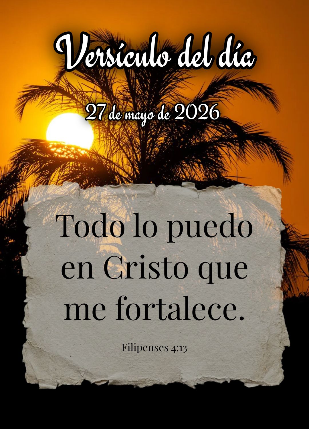 Posso todas as coisas naquele que me fortalece. Versículo do dia Filipenses 4:13