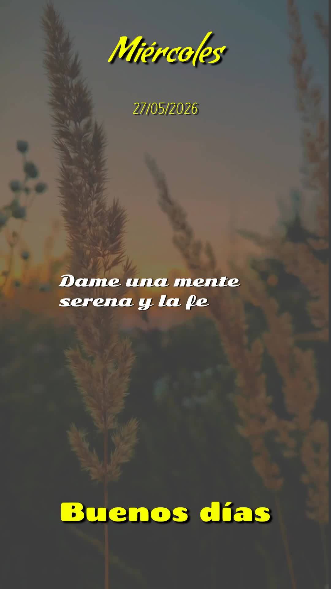 Bom dia, Jesus, meu Mestre e Senhor. Nesta quarta-feira, 27 de Maio de 2026, mais uma manhã começa, e eu Te ofereço todas as minhas ações deste dia,...