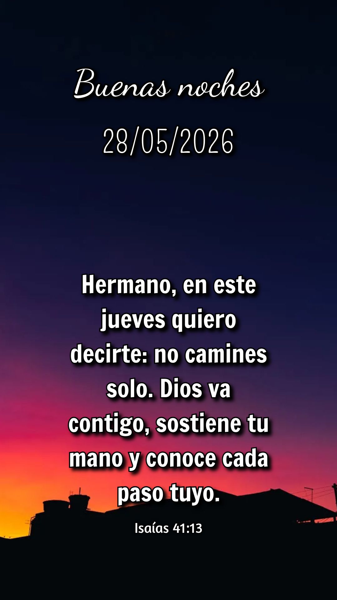 Olhando para trás, vejo como Deus foi fiel em cada quinta-feira da minha vida. Ele nunca me soltou, mesmo quando eu duvidei. Lamentações 3:22-23