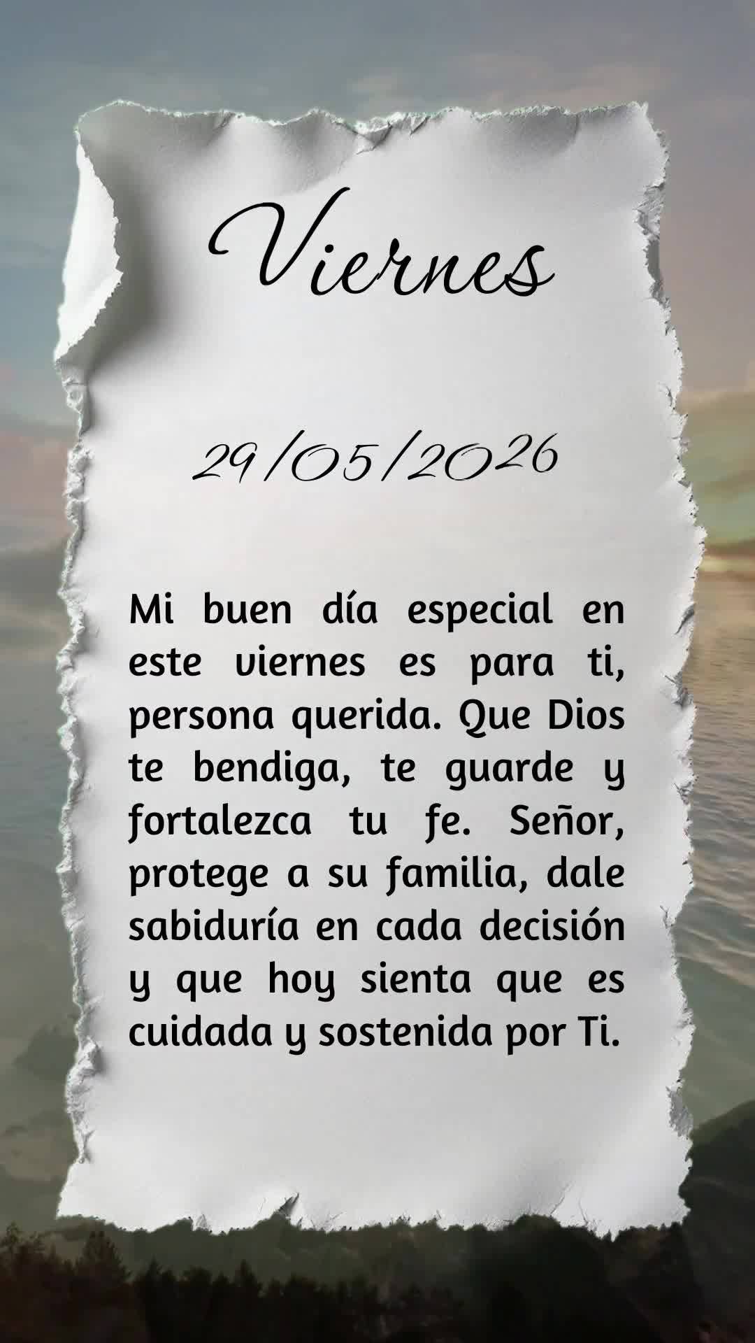 Meu bom dia especial nesta sexta-feira é para você, pessoa querida. Que Deus te abençoe, te guarde e fortaleça sua fé. Senhor, protege a família de...