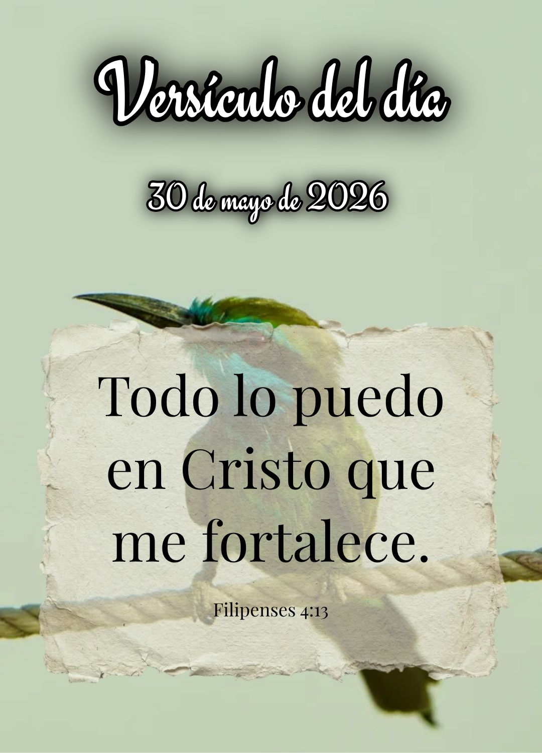 Posso todas as coisas naquele que me fortalece. Versículo do dia Filipenses 4:13