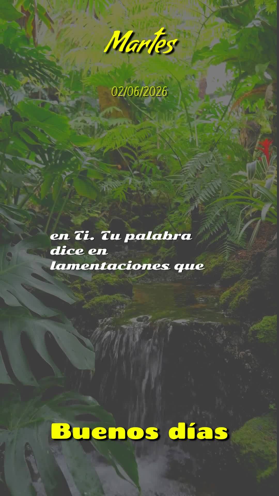 Deus, hoje é terça-feira, meu Pai, dia dois de junho de dois mil e vinte e seis, e antes que o sol tome conta do céu, eu paro para te dizer: bom dia, ...