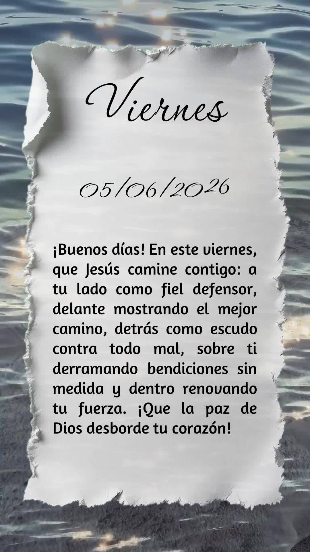 Bom dia! Nesta sexta-feira, que Jesus caminhe contigo: ao teu lado como fiel defensor, à tua frente abrindo o melhor caminho, atrás de ti como escudo, ...