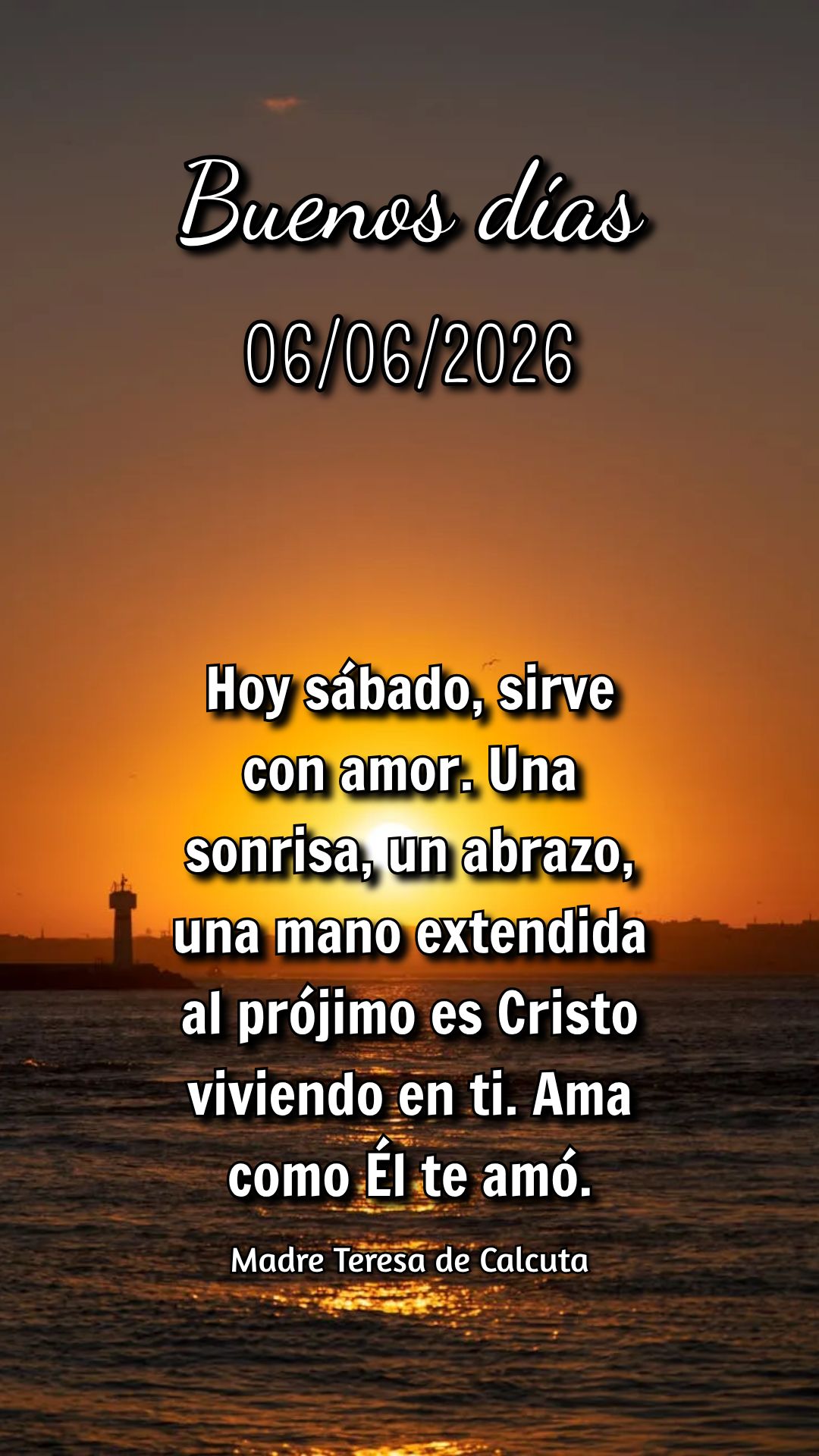 Senhor, neste sábado de descanso, corro aos Teus braços. És meu refúgio e fortaleza nos momentos em que minha alma precisa de paz. A Ti me entrego. S...
