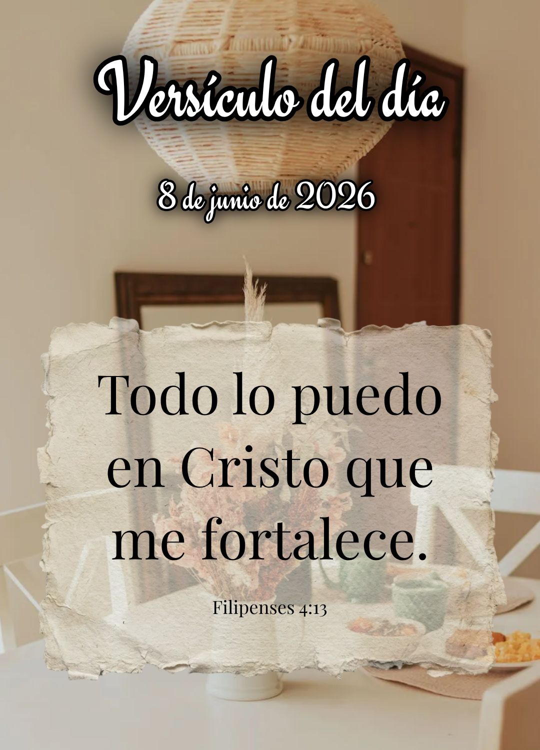 Posso todas as coisas naquele que me fortalece. Versículo do dia Filipenses 4:13