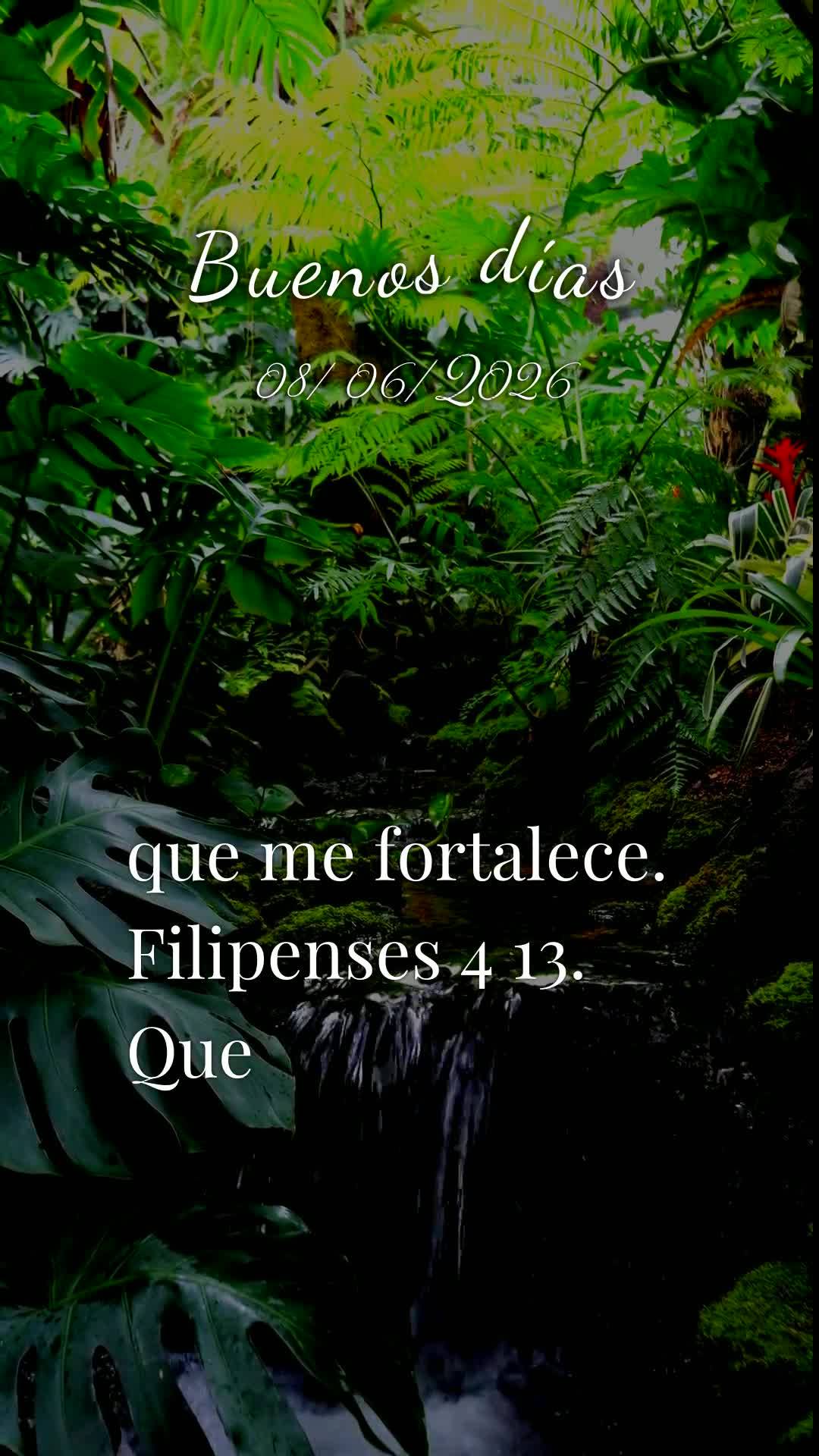 Bom dia! Hoje é Segunda-feira, 8 de Junho de 2026, e eu quero deixar uma bênção especial pra você que está começando uma nova semana. Que Deus te ...