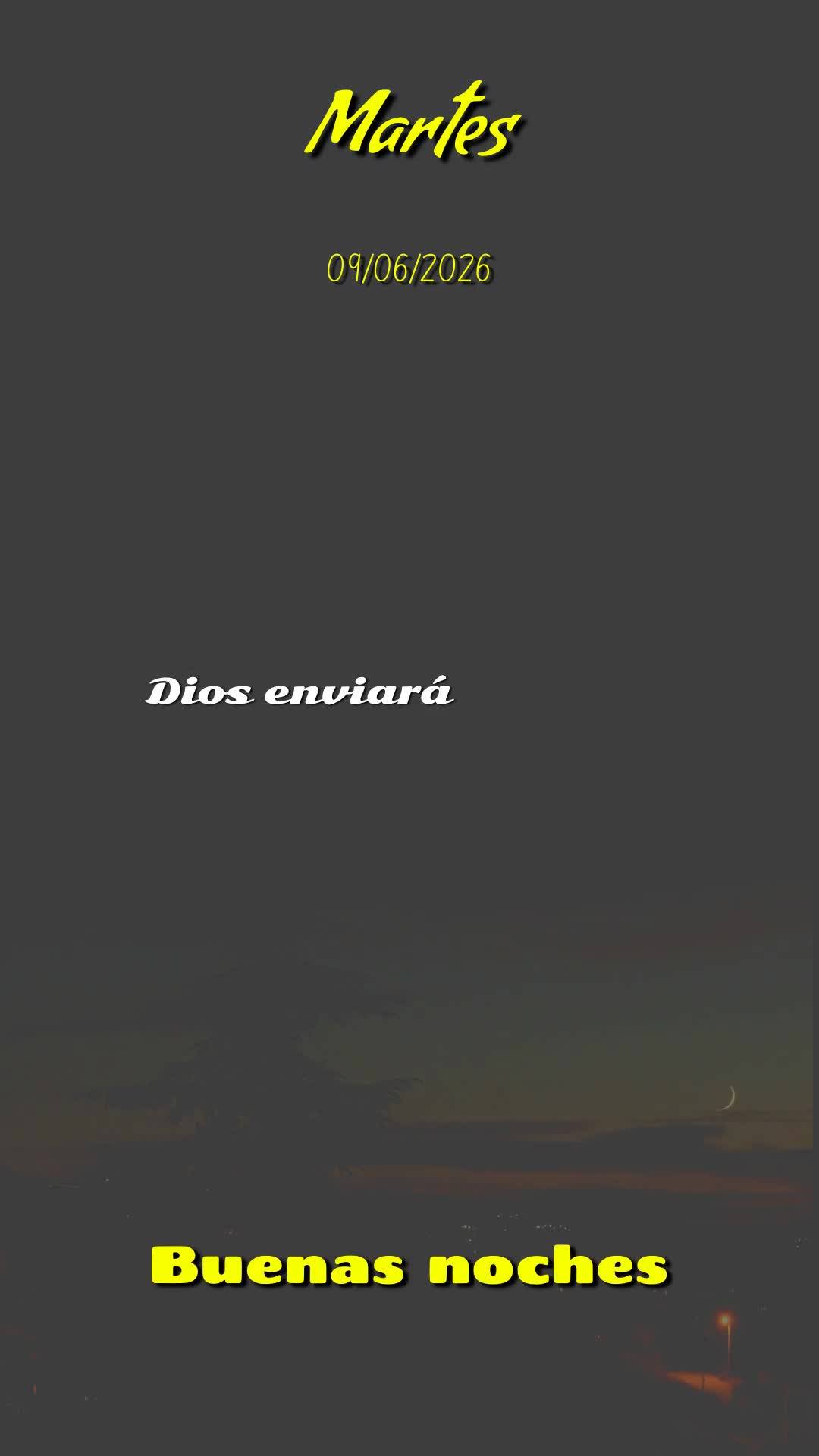 Boa noite. Nesta terça-feira, 9 de Junho de 2026, eu oro, eu declaro e eu profetizo que a bênção do Senhor te alcance onde quer que você esteja nest...