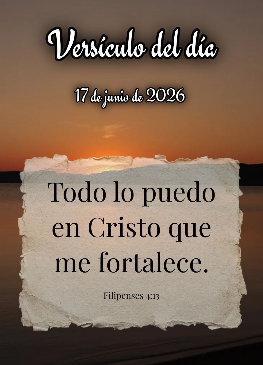 Posso todas as coisas naquele que me fortalece. Versículo do dia Filipenses 4:13