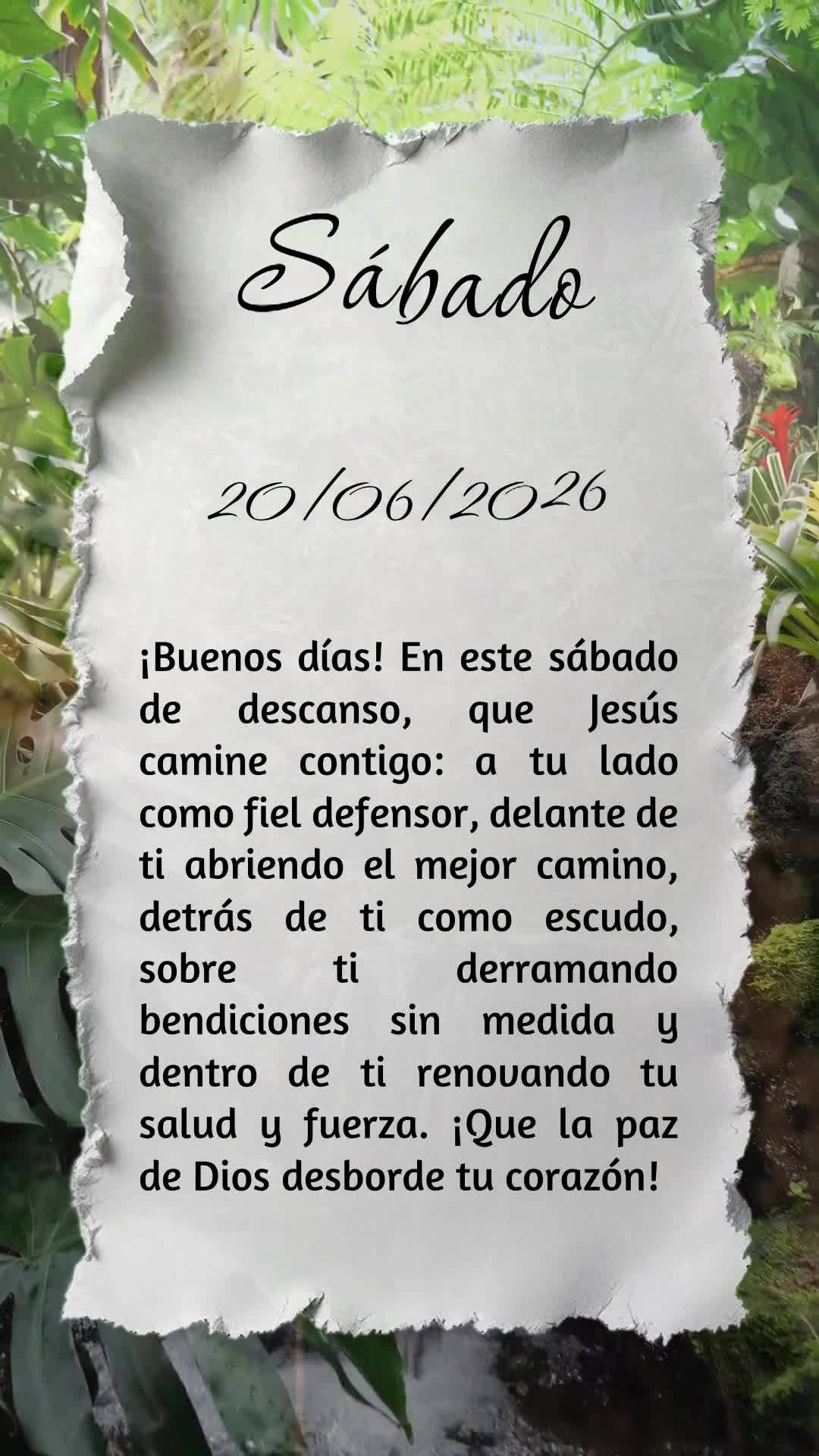 Bom dia! Neste sábado de descanso, que Jesus caminhe contigo: ao teu lado como fiel defensor, à tua frente abrindo o melhor caminho, atrás de ti como ...
