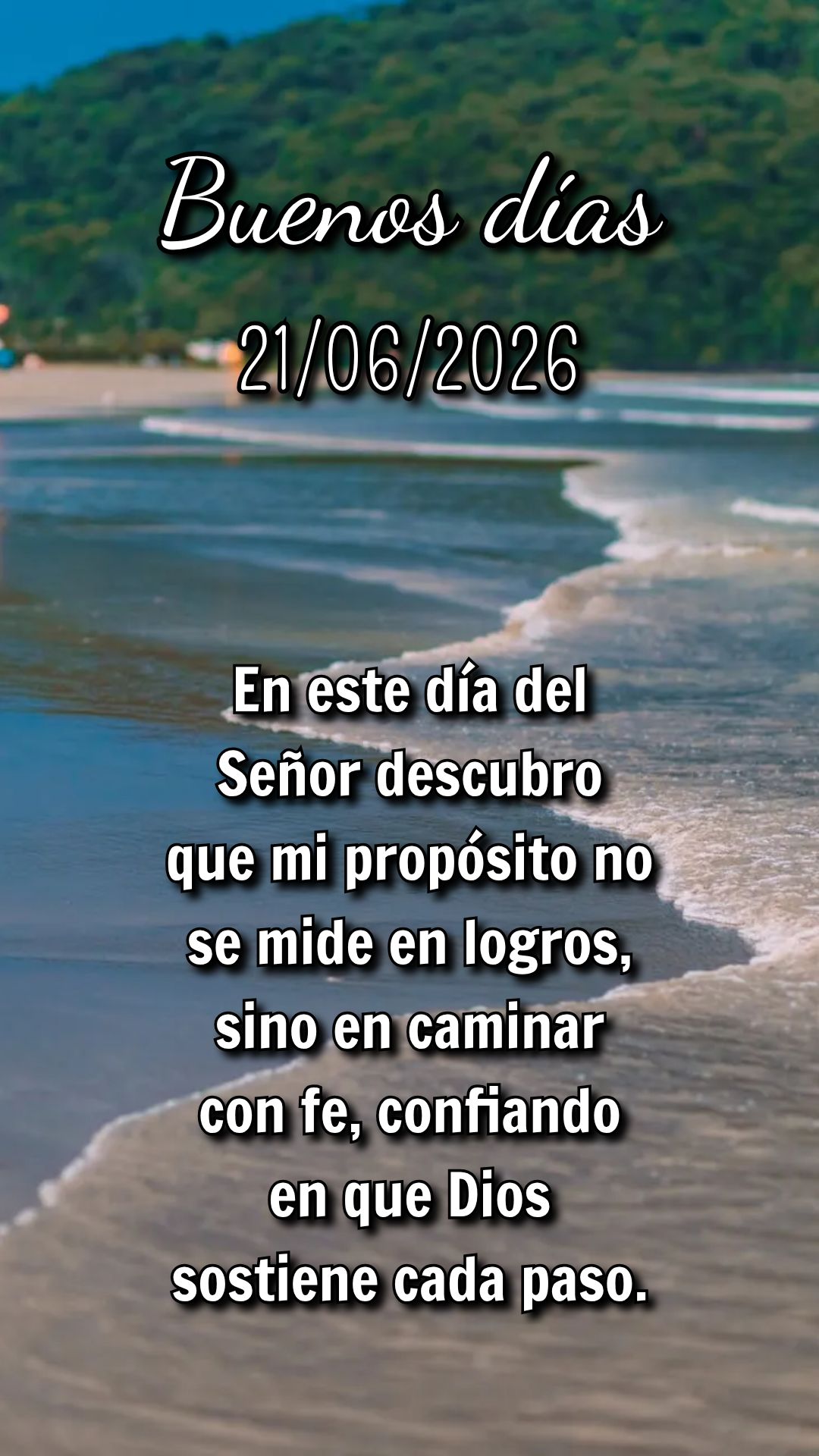 Senhor, neste domingo entrego em Tuas mãos meu descanso, minhas preocupações e meus planos. Conduz cada passo, pois confio no Teu cuidado.