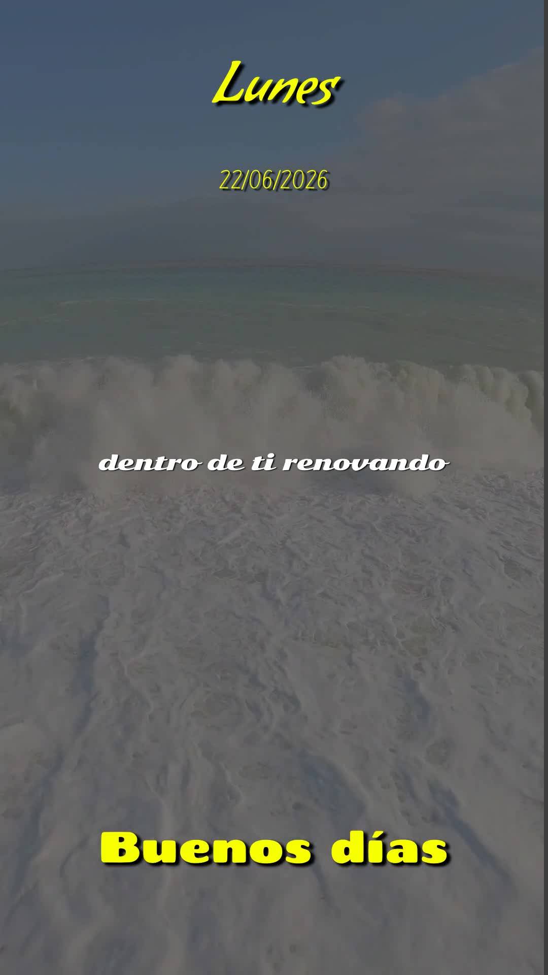 Bom dia! Nesta Segunda-feira, vinte e dois de Junho de dois mil e vinte e seis, recebe uma bênção sobre a tua vida. Que o Senhor Jesus caminhe contigo...
