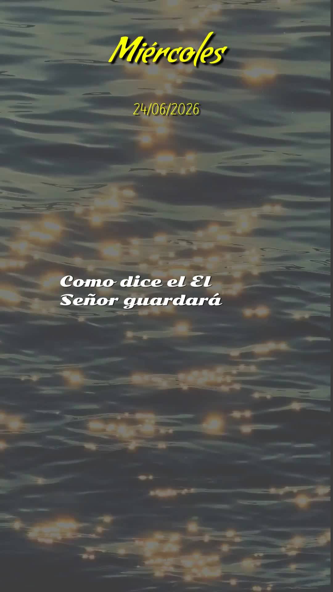Bom dia! Nesta Quarta-feira, 24 de Junho de 2026, recebe esta bênção com o coração aberto. Que o Senhor Jesus caminhe contigo neste dia, ao teu lado...
