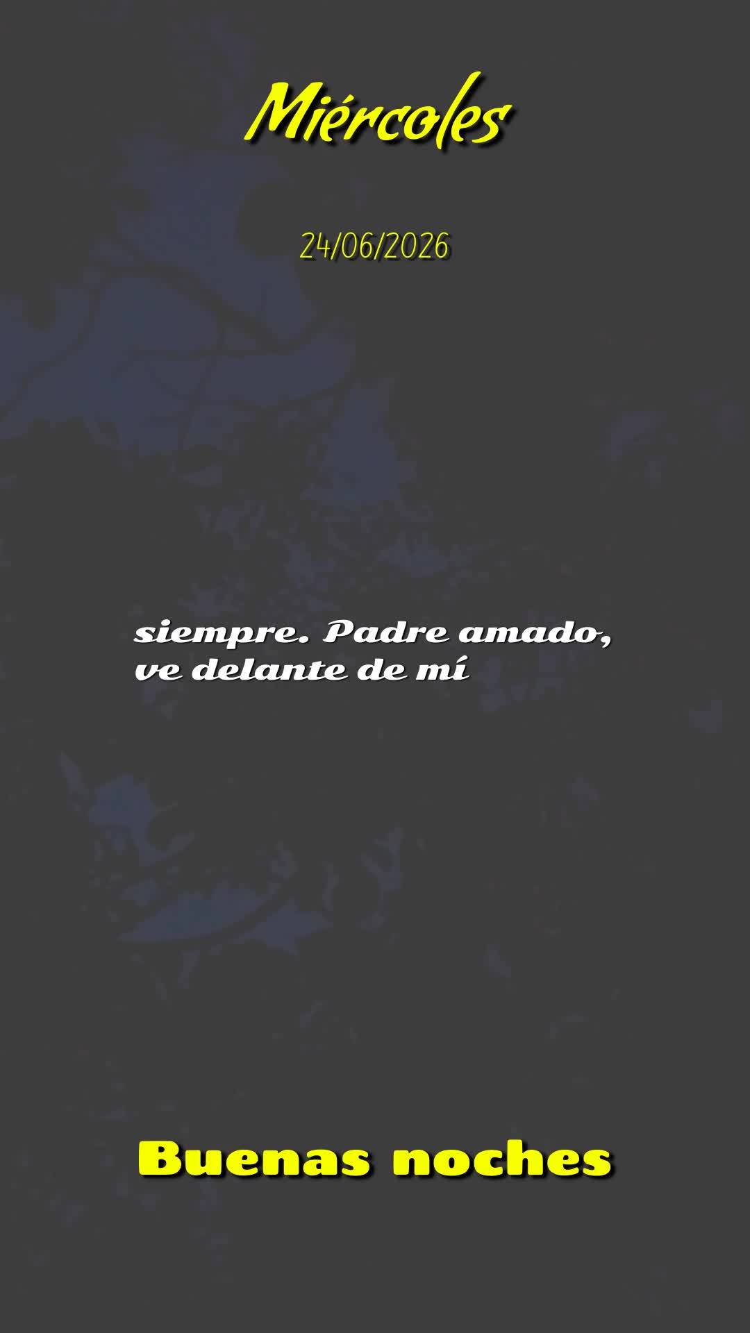 Boa noite. Obrigado, meu Deus, por mais uma quarta-feira vencida. Tu me livraste de todo mal e me concedeste saúde e força para vencer mais um dia. Enq...
