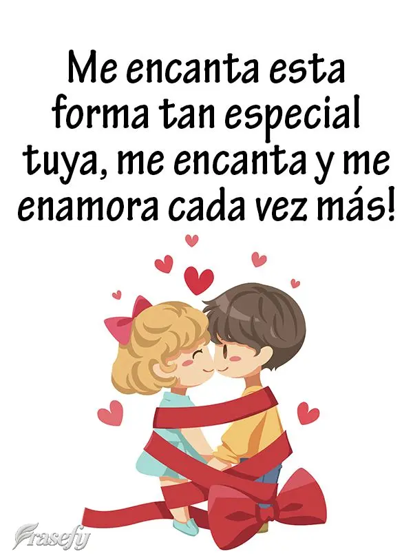 Adoro esse teu jeito especial, me encanta e me deixa cada vez mais apaixonado!