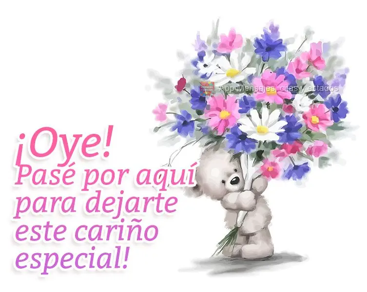 ¡Oye! Pasé por aquí para dejarte este regalo especial!