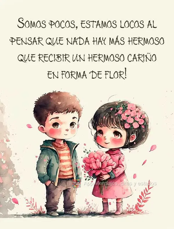 Somos pocos, estamos locos al pensar que nada hay más hermoso que recibir un hermoso cariño en forma de flor!
