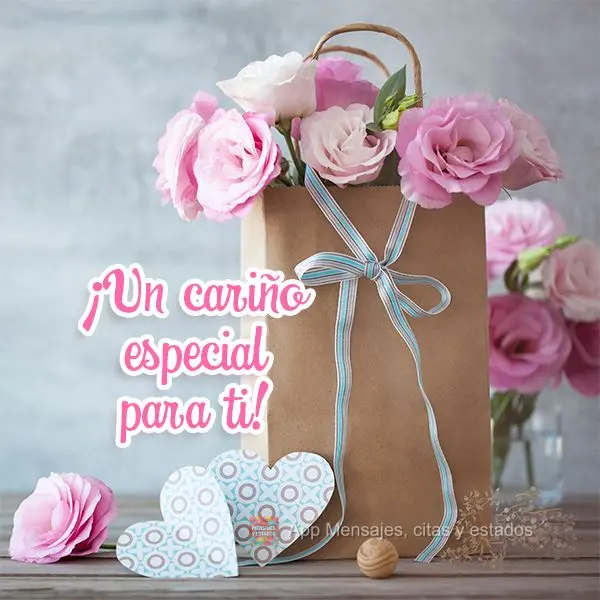 ¡Un cariño especial para ti!