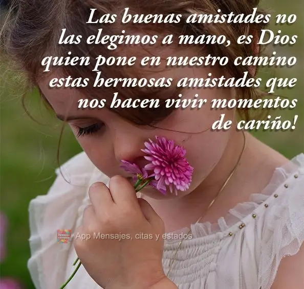 Las buenas amistades no las elegimos a mano, es Dios quien pone en nuestro camino estas hermosas amistades que nos hacen vivir momentos de cariño!