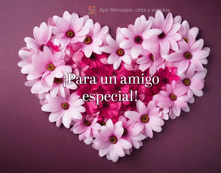 ¡Para un amigo especial!