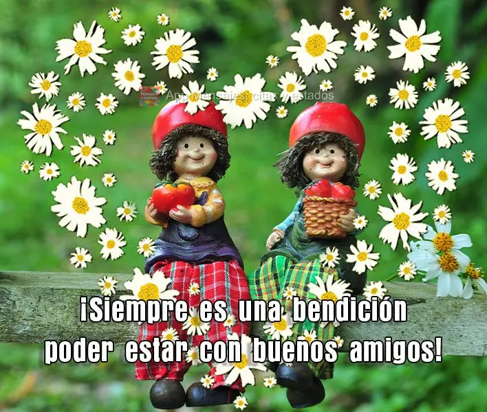 ¡Siempre es una bendición poder estar con buenos amigos!