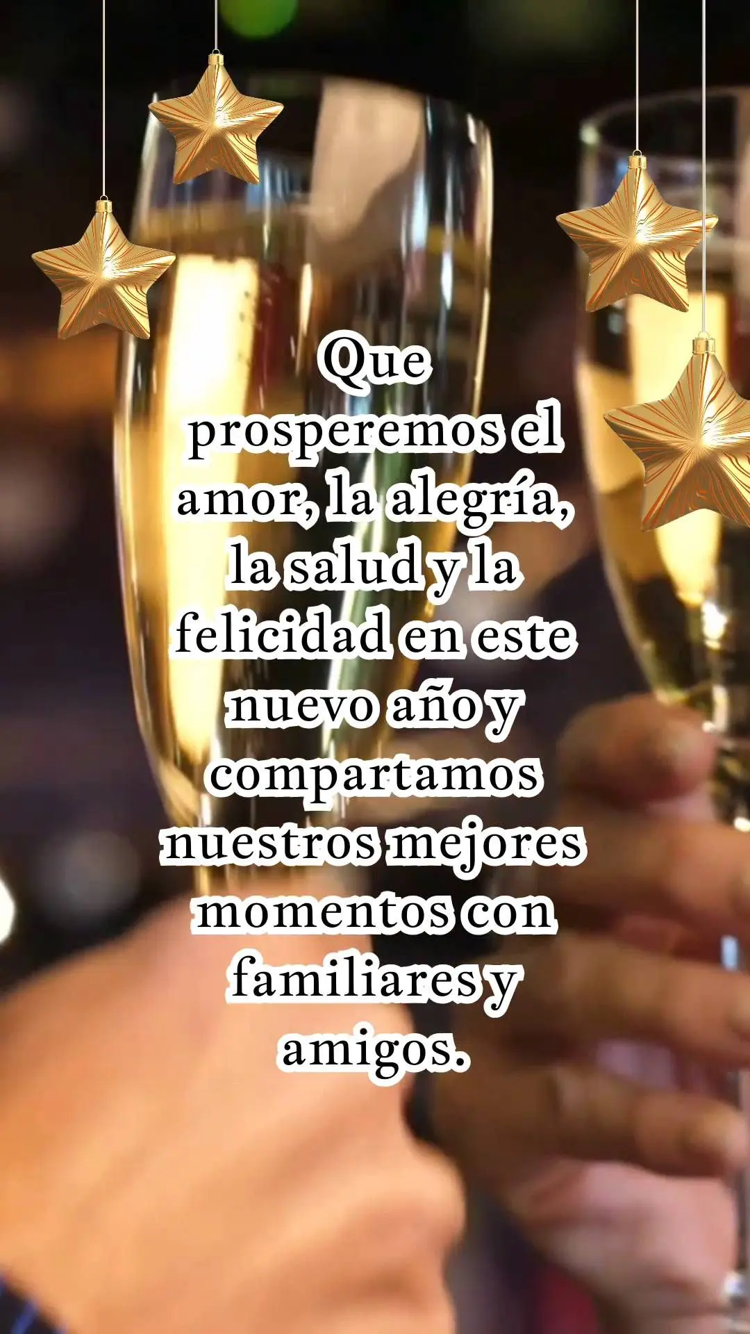 Que prosperemos el amor, la alegría, la salud y la felicidad en este nuevo año y compartamos nuestros mejores momentos con familiares y amigos.
