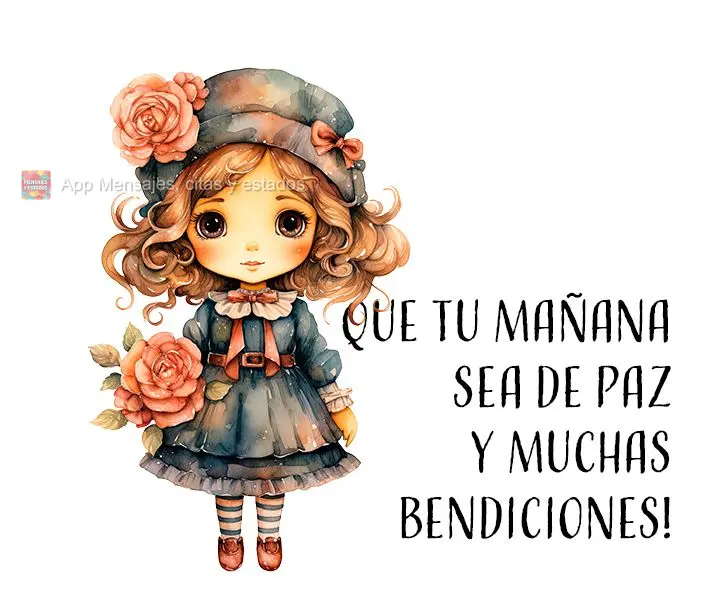 Que tu mañana sea de paz y muchas bendiciones!